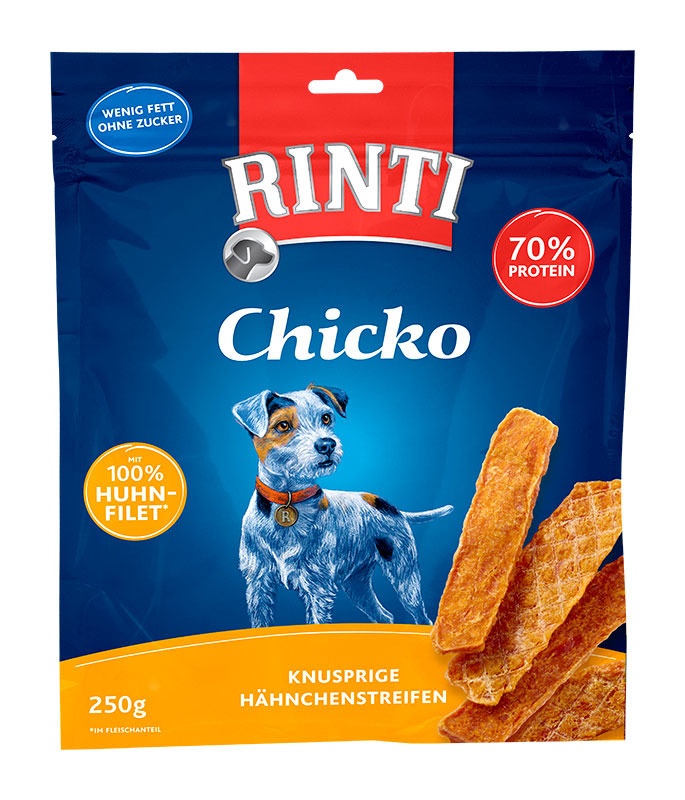 Rinti Chicko Hähnchenstreifen Hunde Snack 250 g