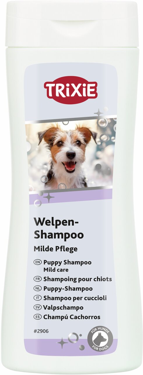 TRIXIE Welpen-Shampoo, 250 ml, für Hunde-Welpen, milde Pflege, ideal für empfindliche Welpenhaut.