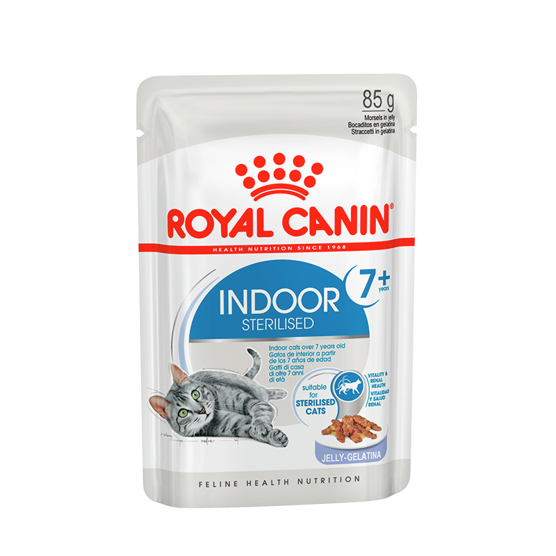 ROYAL CANIN Indoor 7+ in Gelee 85g