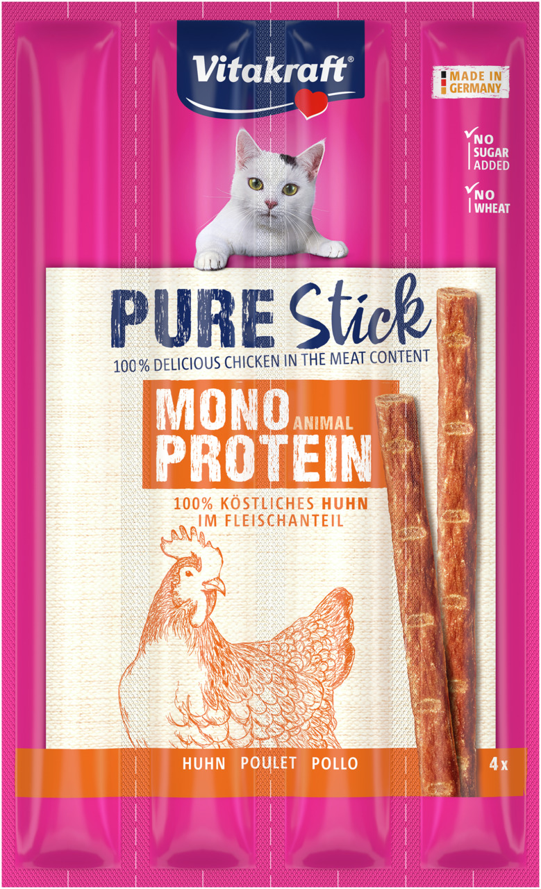 Vitakraft Pure Stick Hundhn 4x5 g