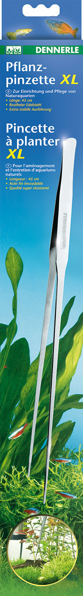 Dennerle Plant Tweezer Straight Aquarium Pflege 45 cm