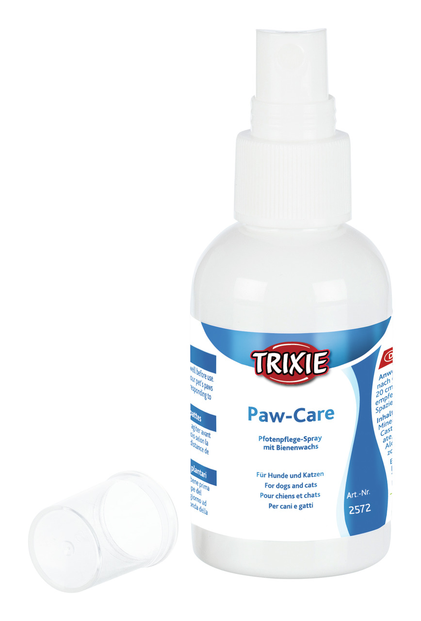 TRIXIE Paw-Care Pfotenpflege-Spray, 50 ml, mit Bienenwachs, für Hunde & Katzen, pflegt & schützt empfindliche Pfoten.