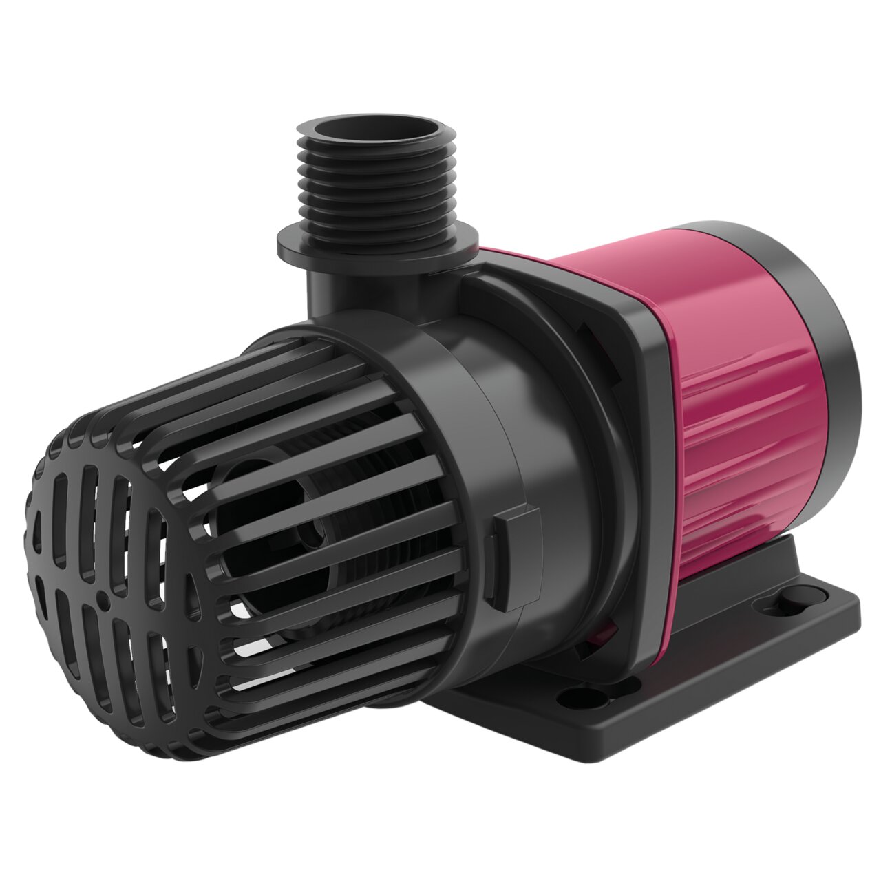 Aqua Medic DC Runner 3.2, Förderpumpe für Süß--Meerwasseraquarien, 3.000 l-h, energieeffizient, Schwarz-Rot, robustes Kunststoffgehäuse.