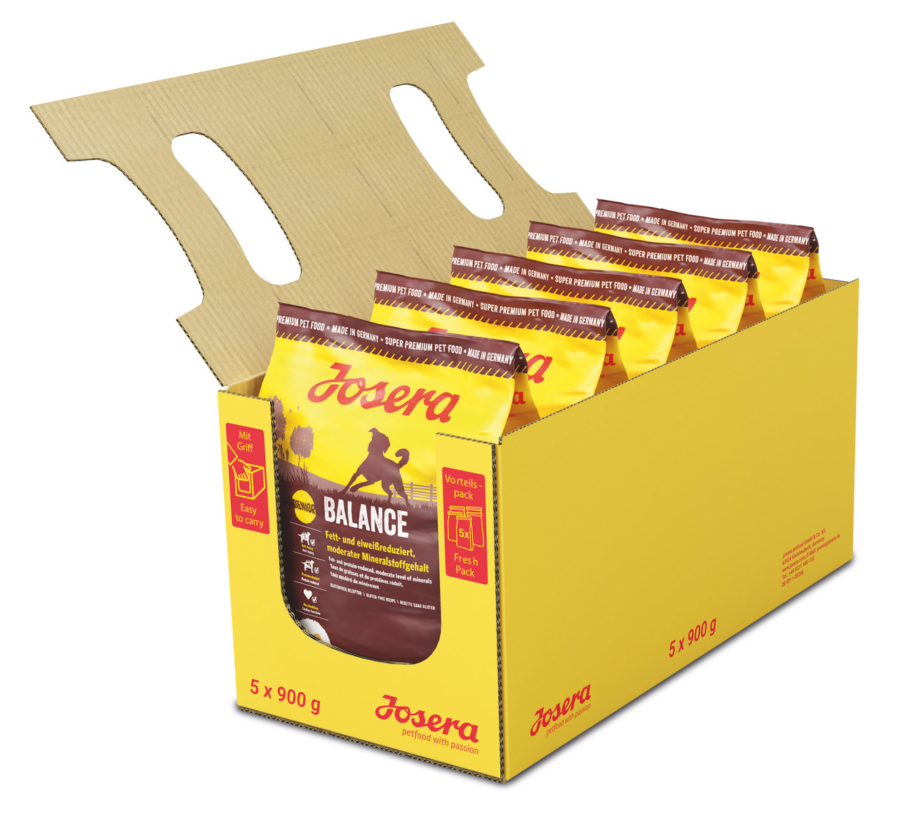 Sparpaket 5 x 900 g Josera Senior Balance Hunde Trockenfutter