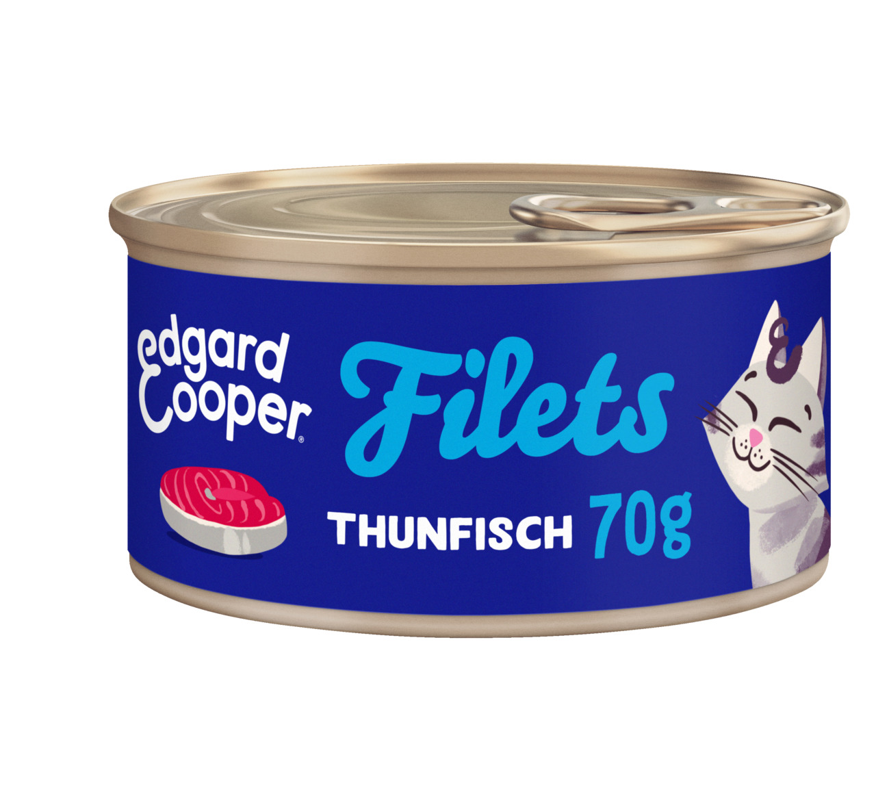 Edgard & Cooper Filets Thunfisch Katzen Nassfutter 70 g