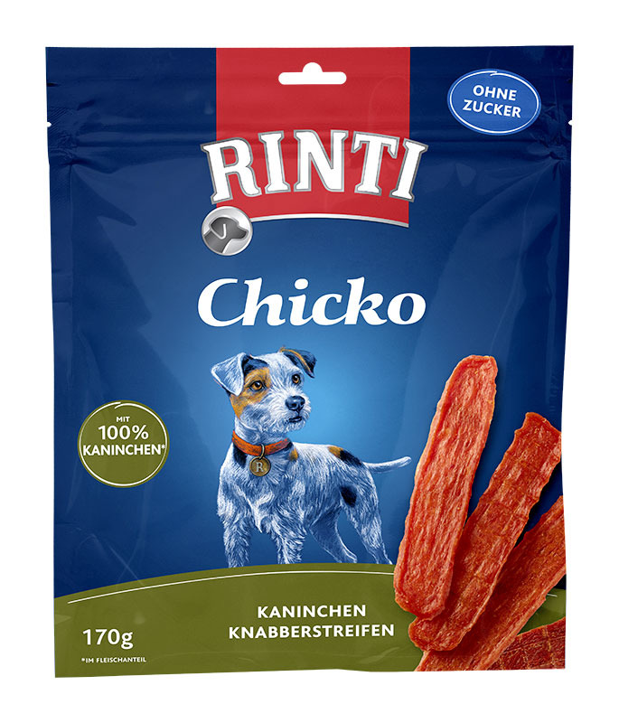 RINTI Chicko Kaninchen 170 Gramm Hundesnack