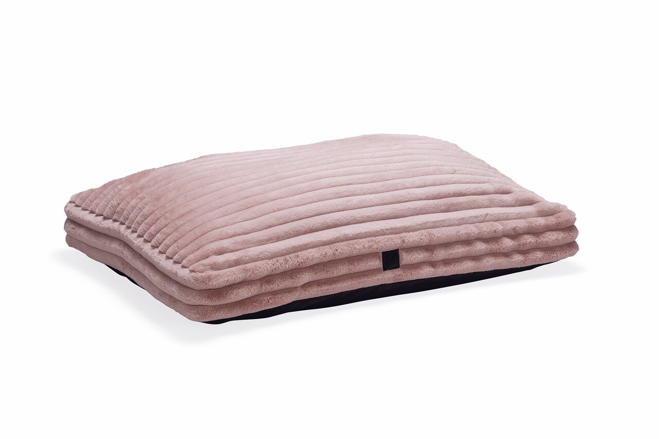 Designed by Lotte Katzenbett, hochwertige Schlafstätte für Katzen, komfortabel und stilvoll, Größe 50x40cm, Farbe: Grau.