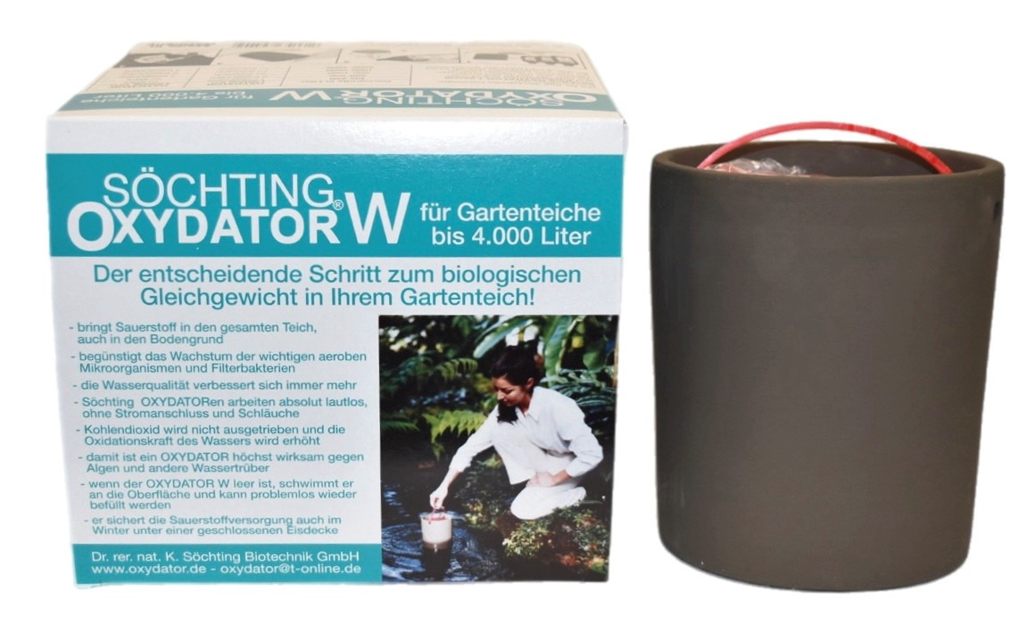 Söchting Oxydator W, für Gartenteiche bis 4.000 L, biologisches Hilfsmittel, fördert aerobe Mikroorganismen & erhöht Sauerstoffgehalt.