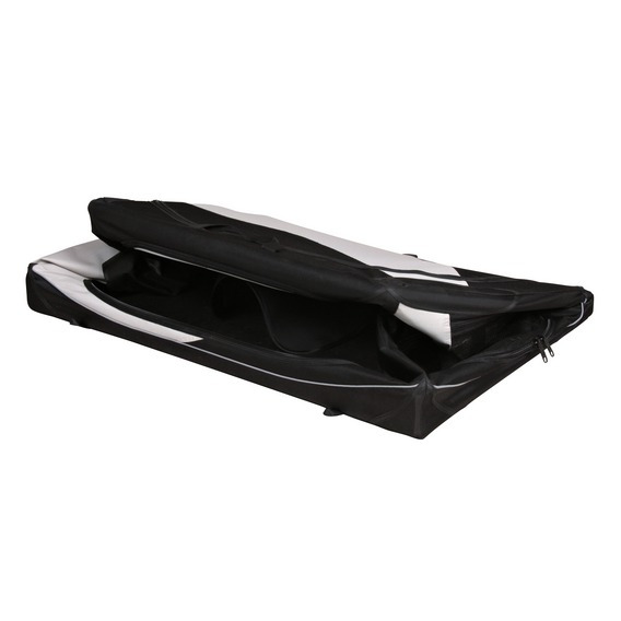 TRIXIE Transporttasche für Haustiere, schwarz, flach klappbar, mit Reißverschluss, robust, schlichtes Design, praktisch & langlebig.