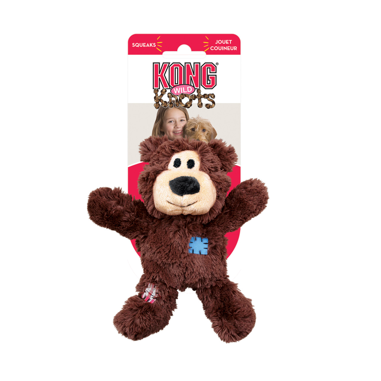 KONG Wild Knots Bär Extra Large 12 x 9,75 Centimeter Hundespielzeug