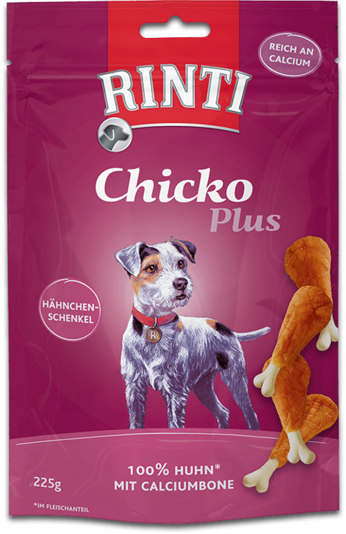 RINTI Chicko Plus Hähnchenschenkel 225 Gramm Hundesnack