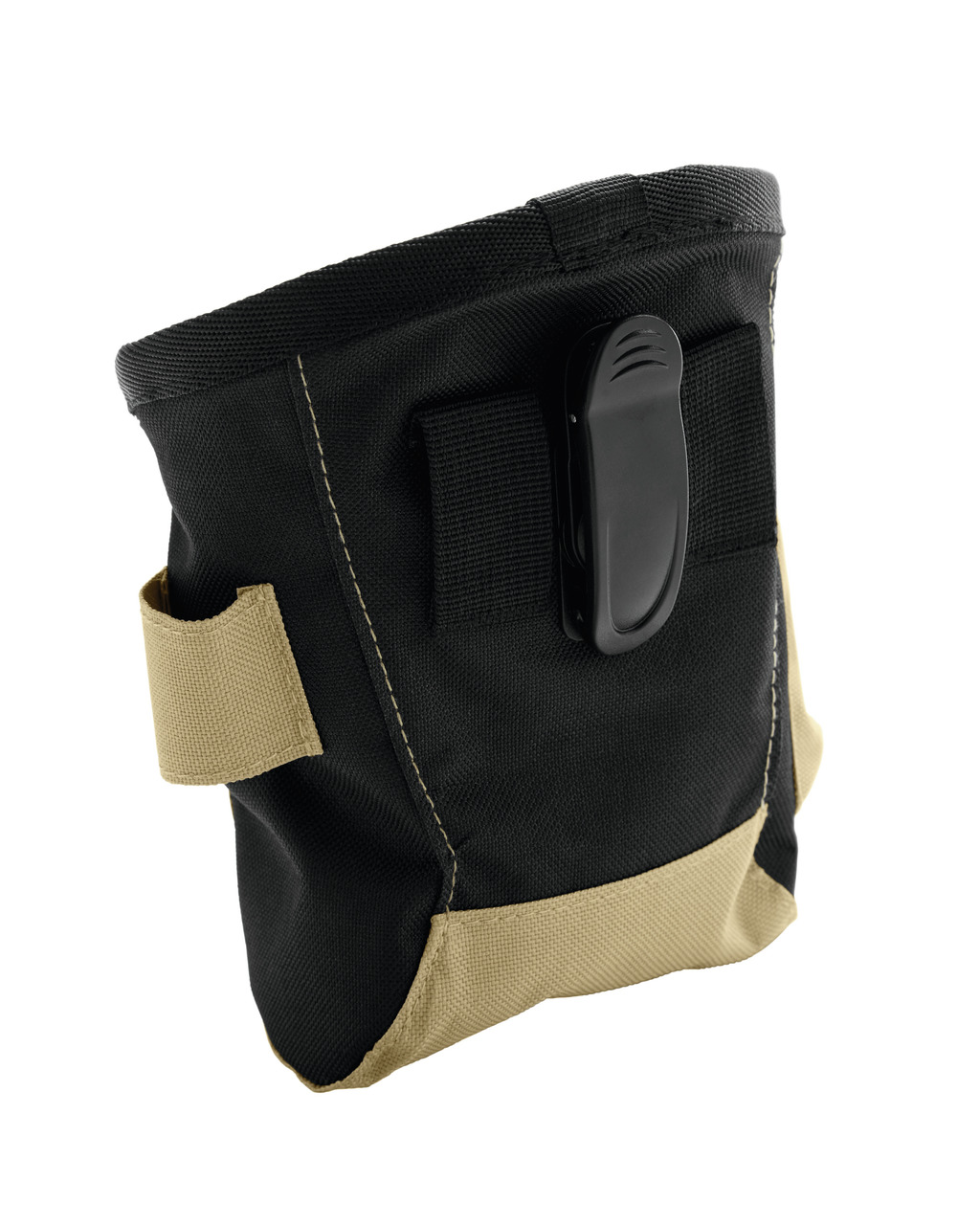 HUNTER Gürteltasche, schwarz-beige, für Hundetraining, Hundebesitzer-Trainer, mit Clip, für Leckerlis-Zubehör, robust & funktional.