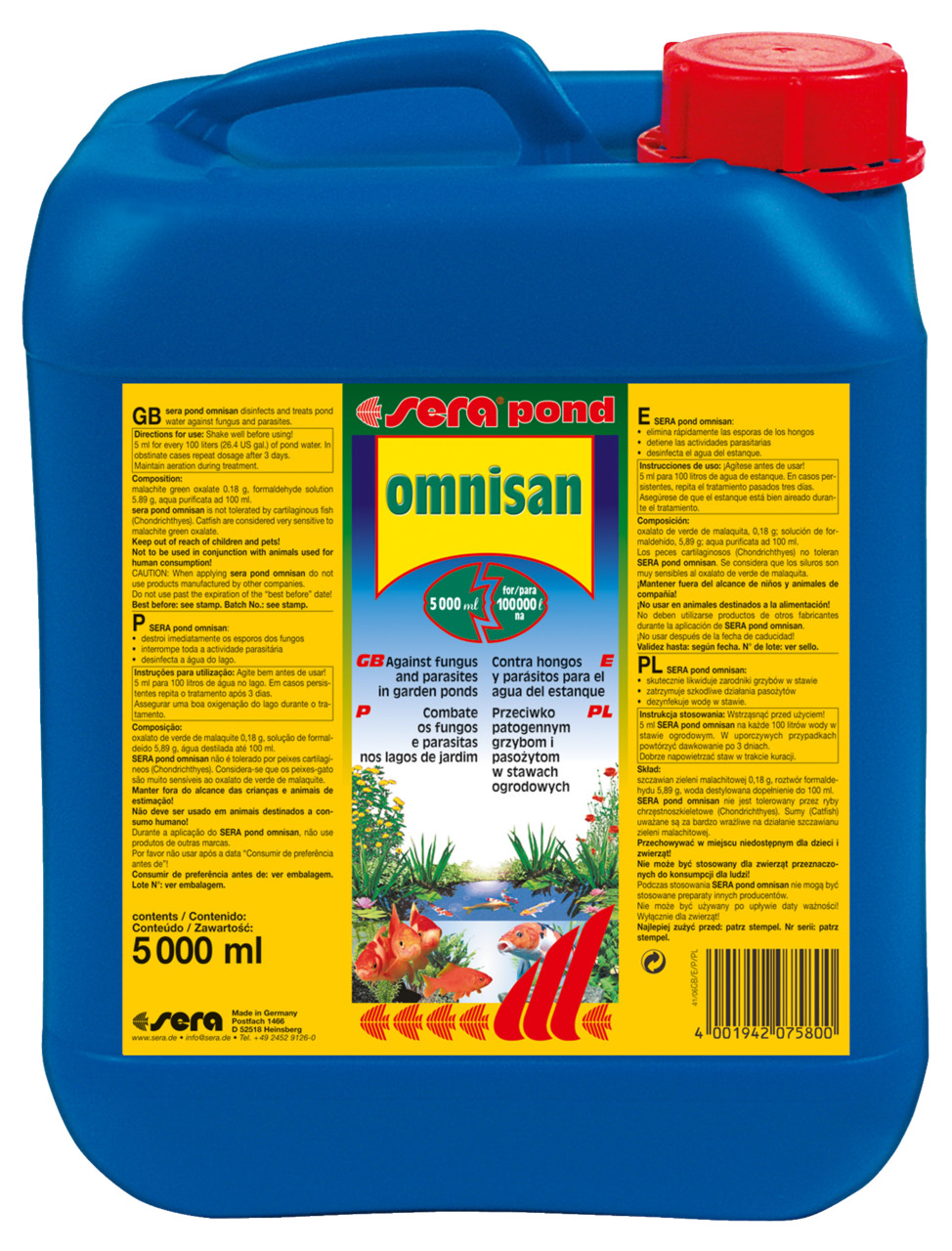 sera pond omnisan F 5 l