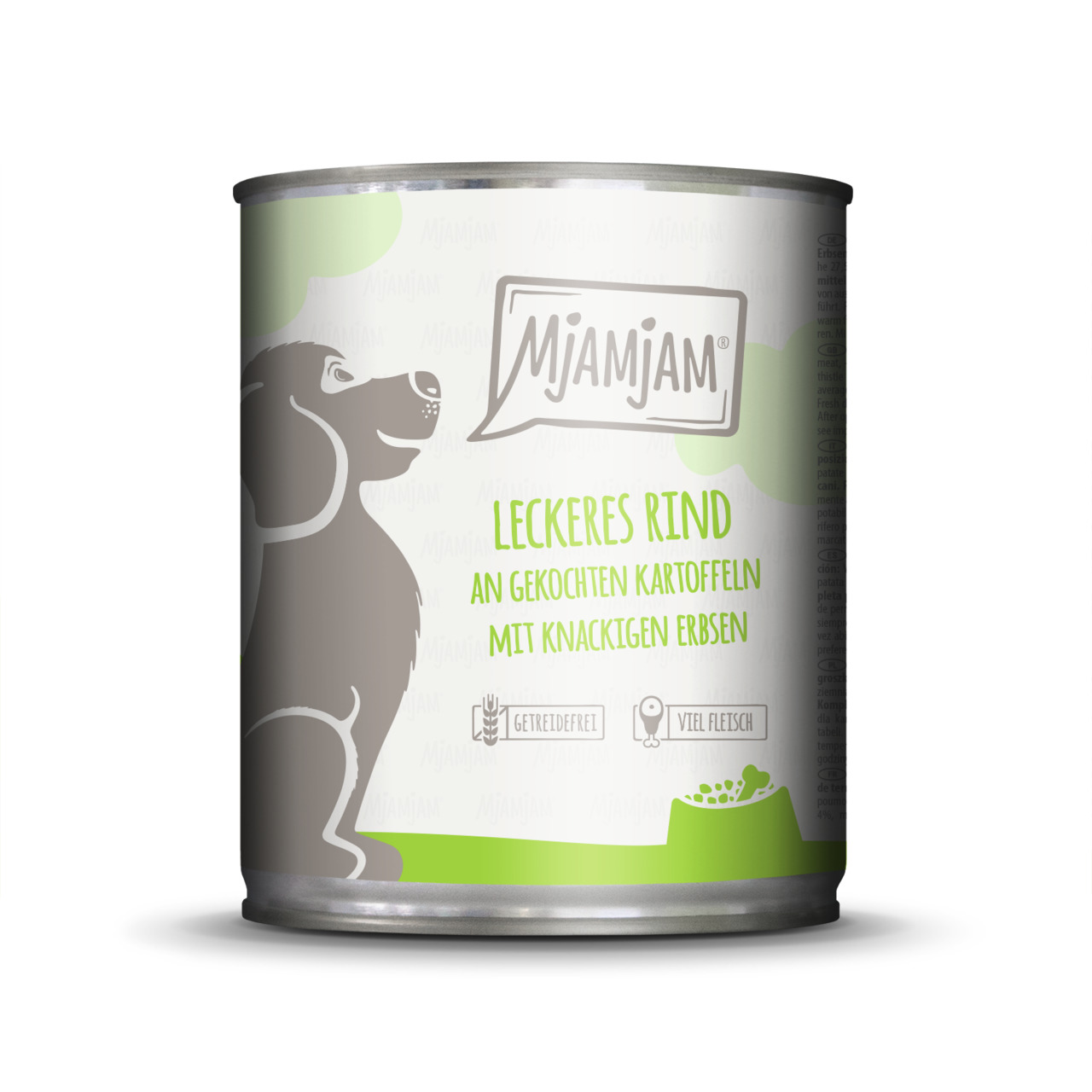 MJAMJAM Leckeres Rind, für Hunde, Rind, getreidefrei, hoher Fleischanteil, 400 g.