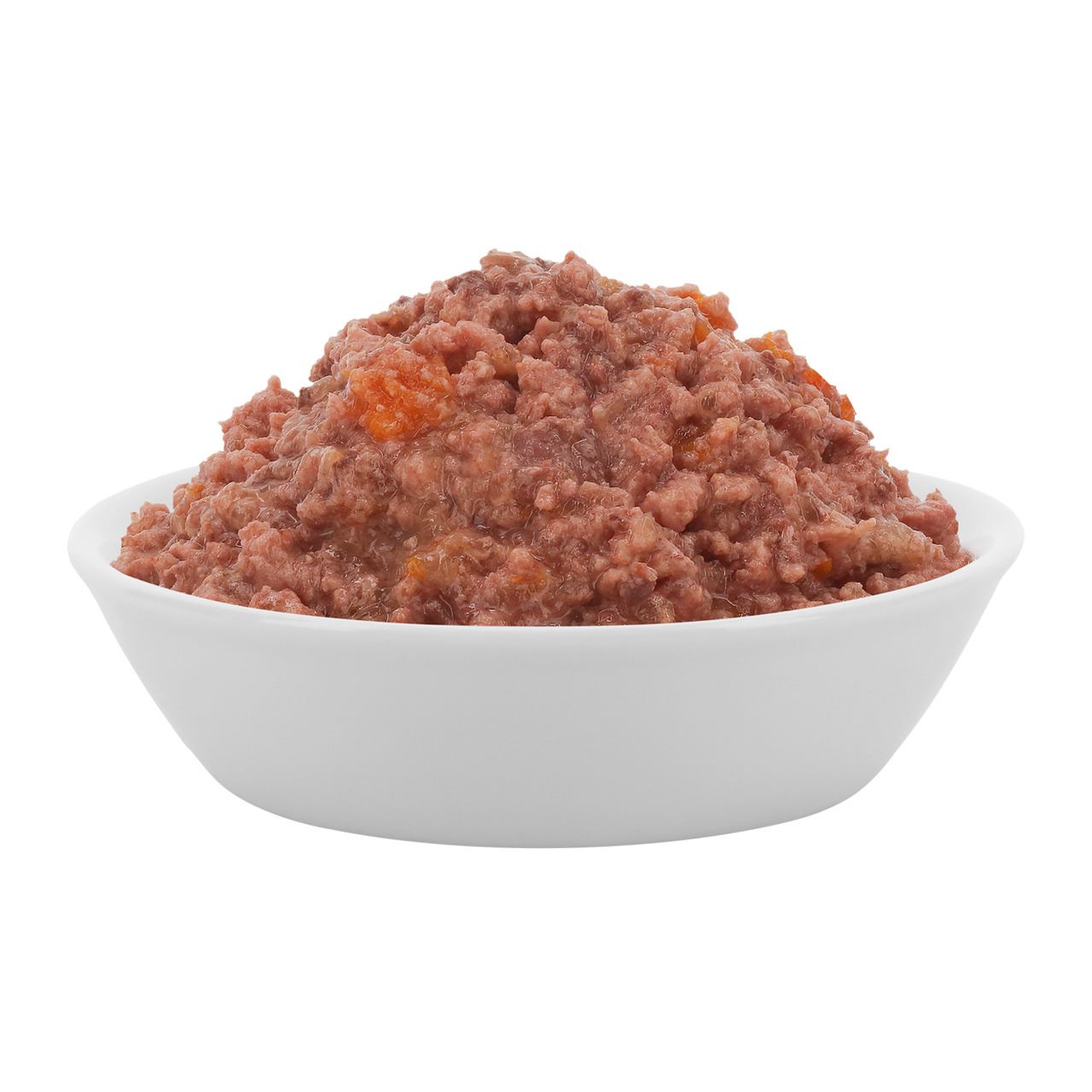 Lucky Lou Nassfutter für Hunde, Rind mit Karotten, für ausgewachsene Hunde, ausgewogene Ernährung, 400g.