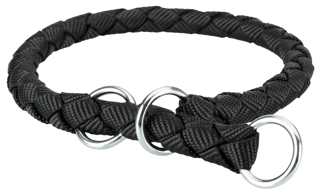 TRIXIE Cavo Zug Stopp Halsband S 25–31 12 mm schwarz