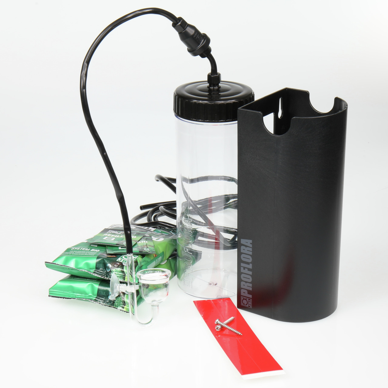 JBL ProFlora CO2-System 20: CO2-Düngesystem für Aquarienpflanzen, fördert gesunde Pflanzen. Inhalt: CO2-Behälter, Diffusor, Zubehör.