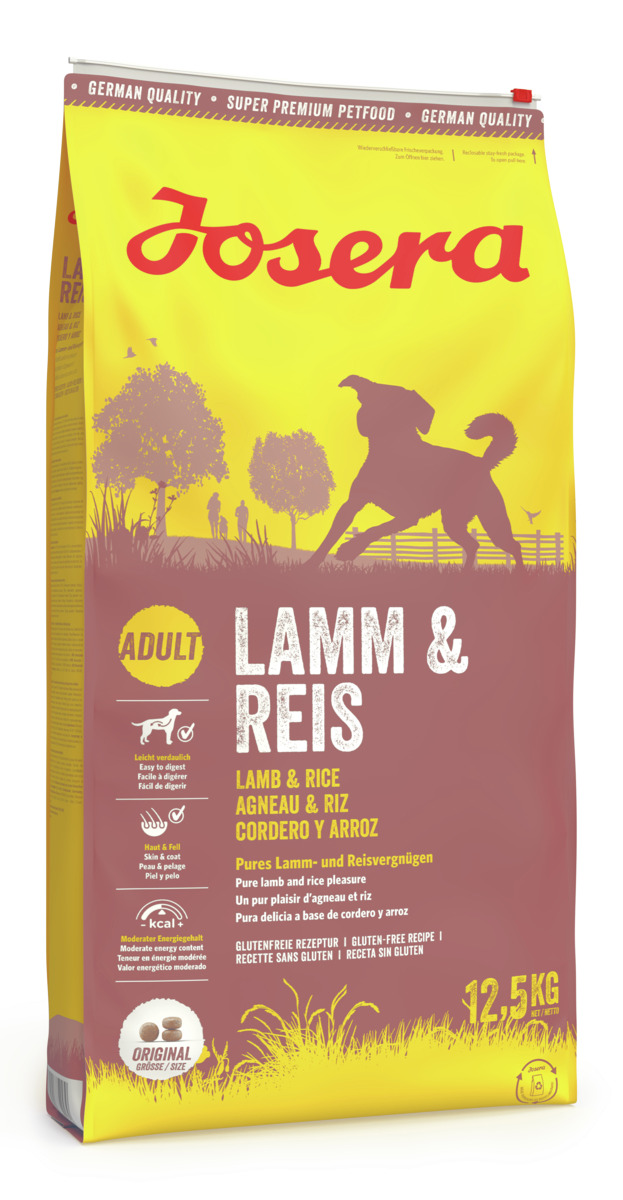 Sparpaket 2 x 12,5 kg Josera Lamm & Reis Hunde Trockenfutter