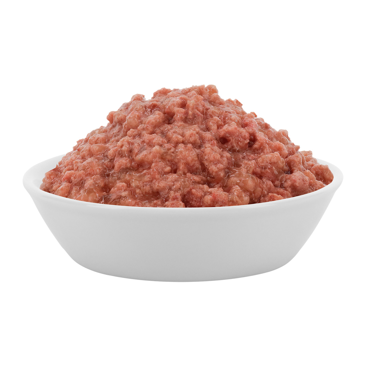 Lucky Lou Nassfutter Hund, Rind, 400 g, saftig u. fein zerkleinert, für ausgewachsene Hunde, ohne künstl. Zusätze, natürliche Zutaten.