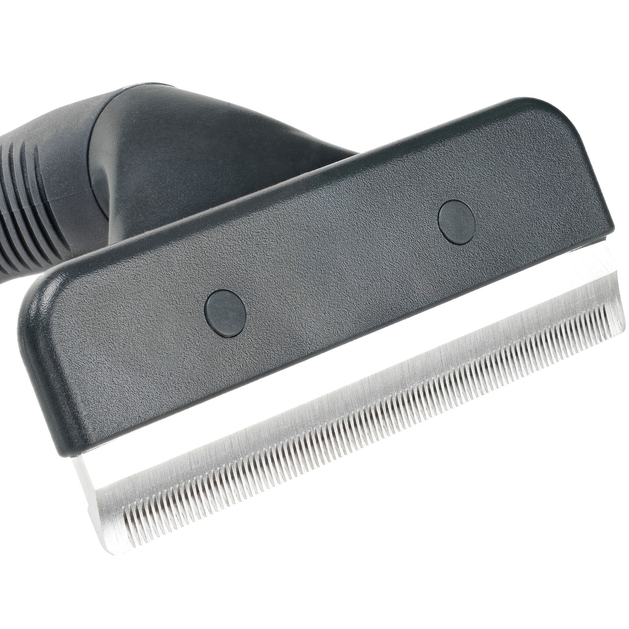 Take Care Fellpflegekamm, Pflegewerkzeug f. Hunde/Katzen, ergonomisch, Metallklinge m. feinen Zinken, entfernt loses Fell/Unterwolle.