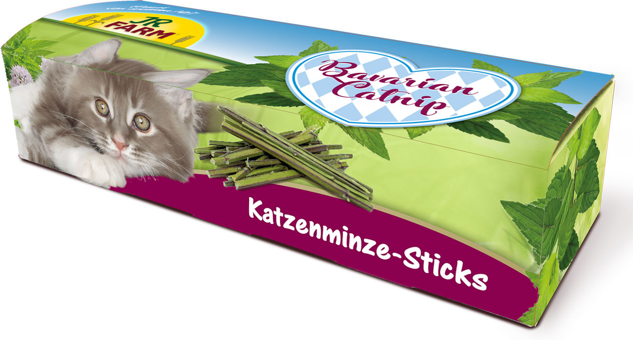 Sparpaket 2 x 6 g JR Farm Bavarian Catnip Katzenminze-Sticks Katzen Spielzeug