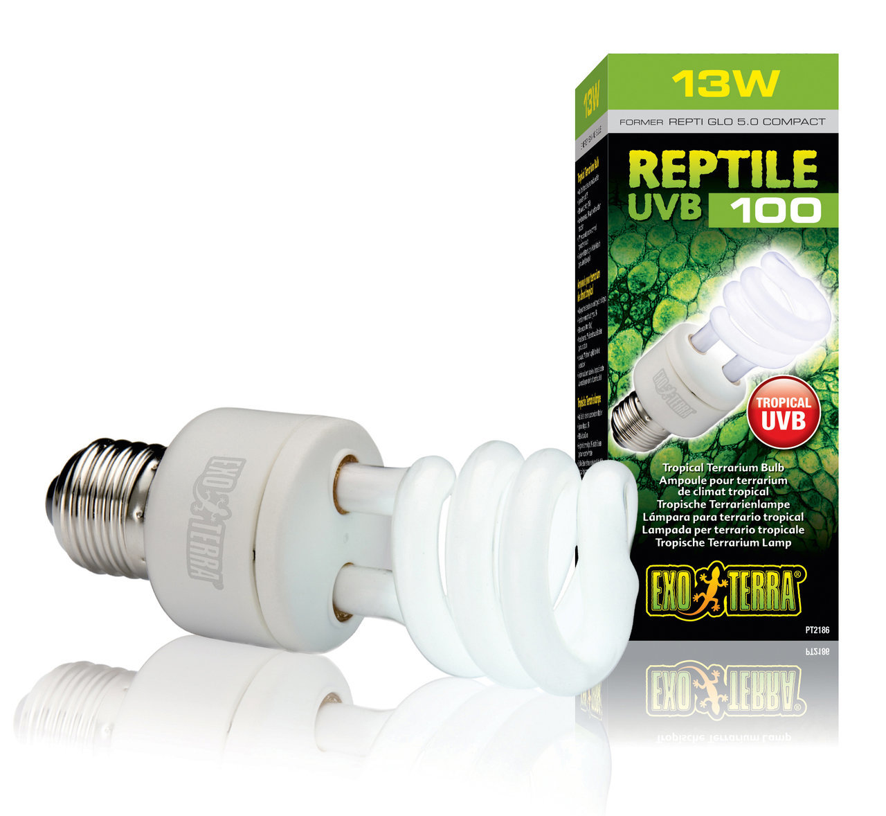 Exo Terra Reptile UVB 100 13 Watt (Europa) Terrarienbeleuchtung
