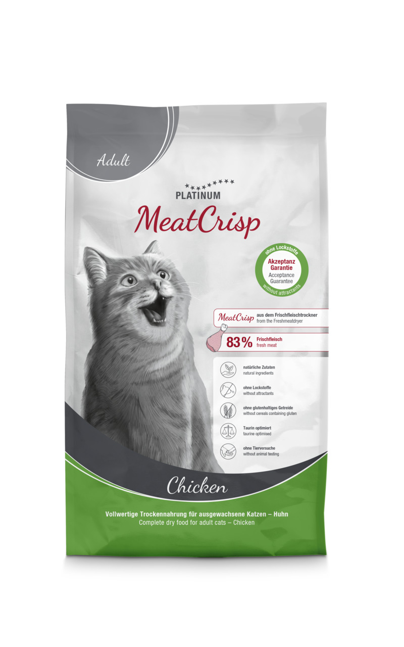 Platinum MeatCrisp Adult Chicken Katzen Trockenfutter 1,5 kg