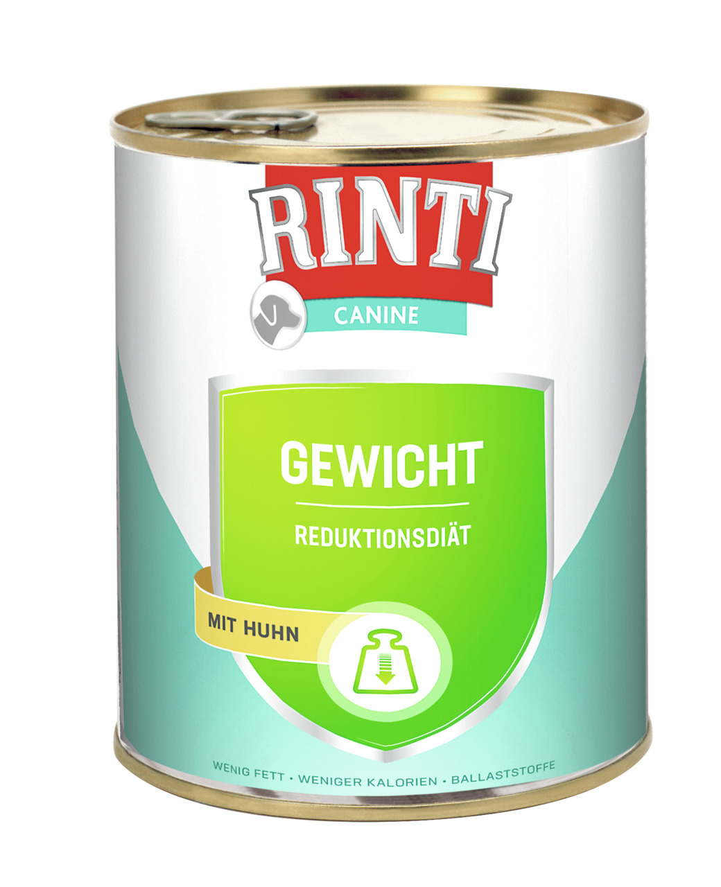 RINTI Canine Gewicht Huhn 800g Dose Hundenassfutter Diätnahrung