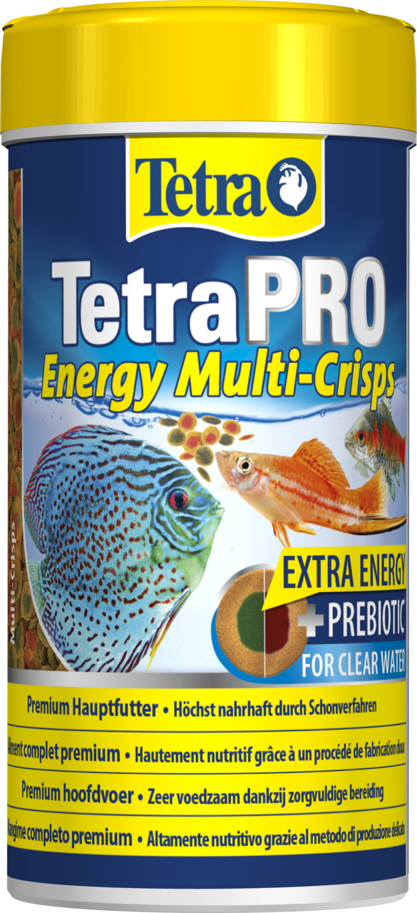 Tetra TetraPro Energy Multi-Crisps Aquarium Flockenfutter 250 ml