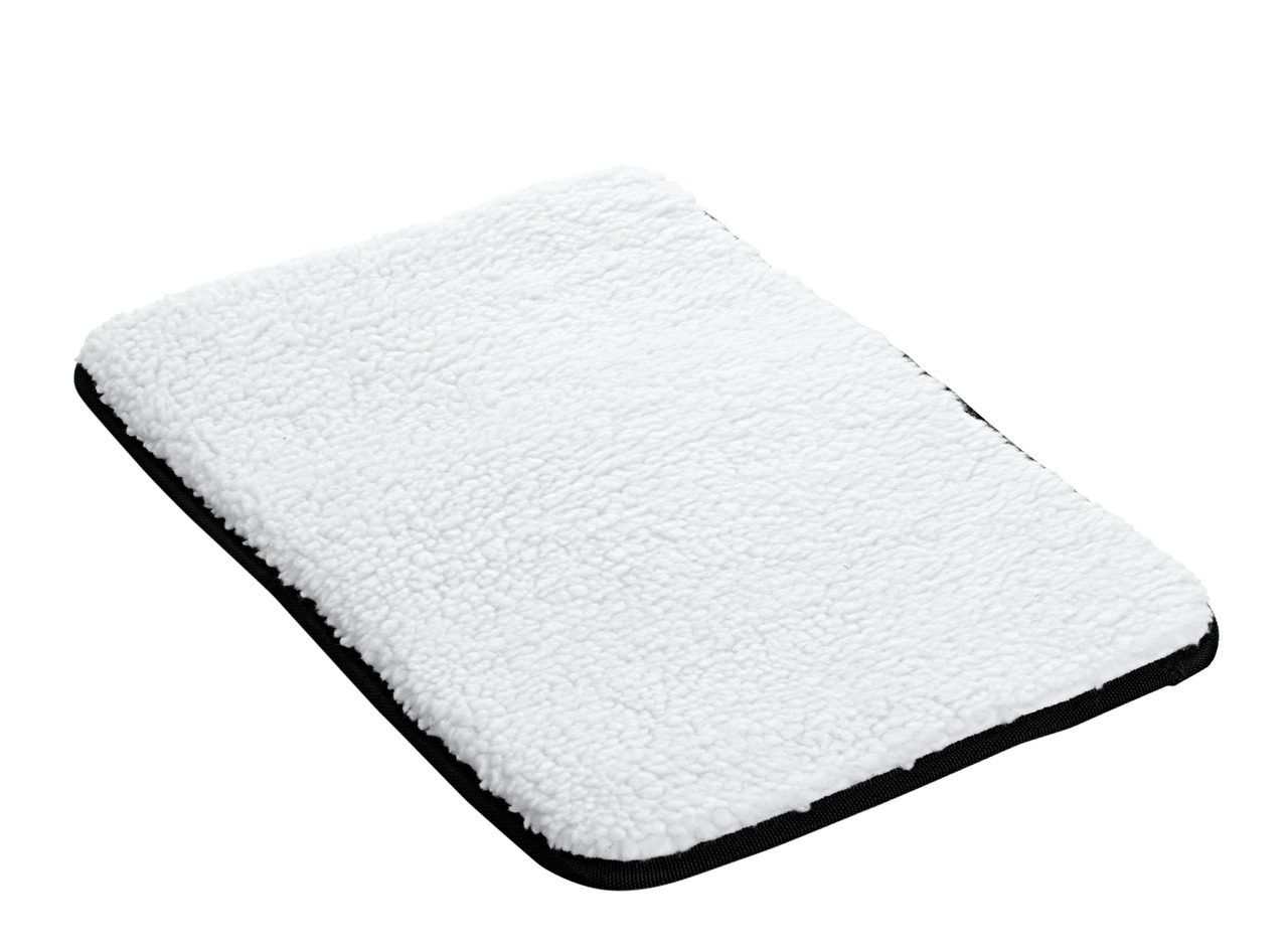 HUNTER Hundedecke "Gent", weiche Decke f. Hunde, weiß/schwarz, ideal f. Zuhause/unterwegs, hoher Komfort, flauschig.