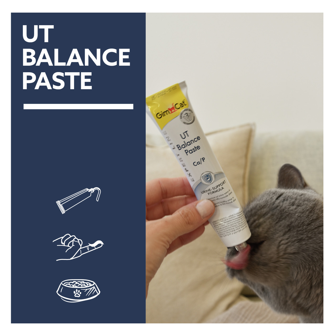 Sparpaket 2 x 50 g GimCat UT Balance Paste Katzen Nahrungsergänzung