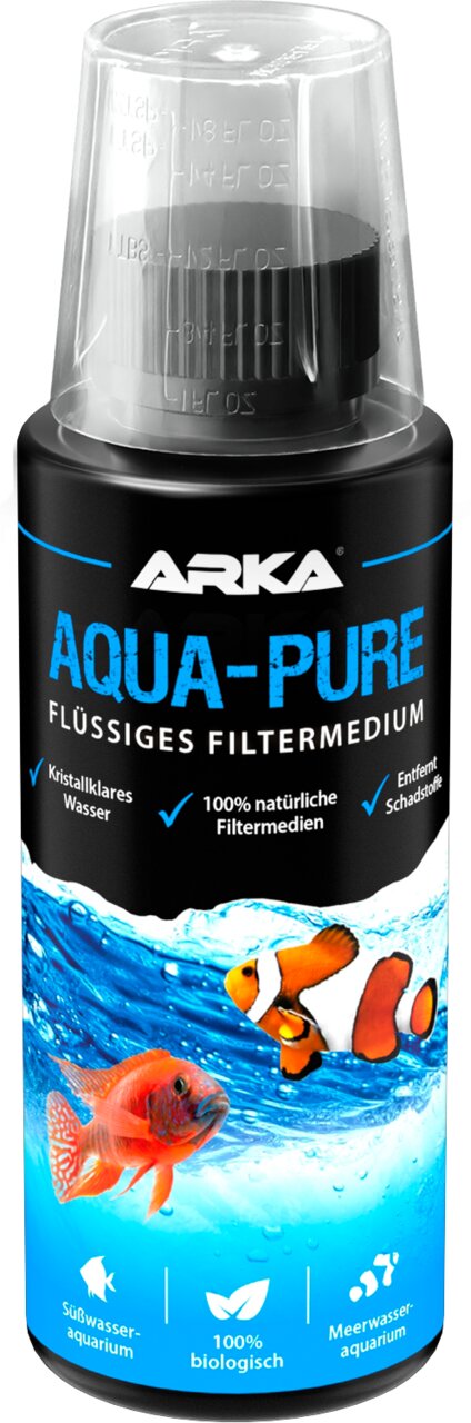 ARKA Aqua-Pure flüssiges Filtermedium für Süßwasser- und Meerwasseraquarien, 100% biologisch, kristallklares Wasser;;;;;;;;;;;;;;;;;;;;;;;;;;;;;;;;;;;;