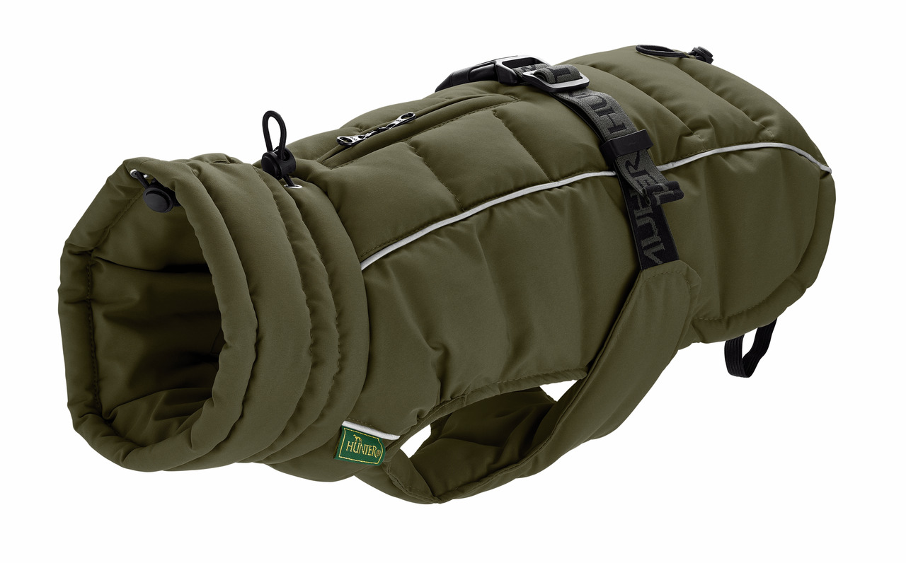 HUNTER Hundemantel Uppsala Cozy, für alle Hunde, Schutz vor Kälte/Nässe, gepolstert, reflektierend, verstellbar.