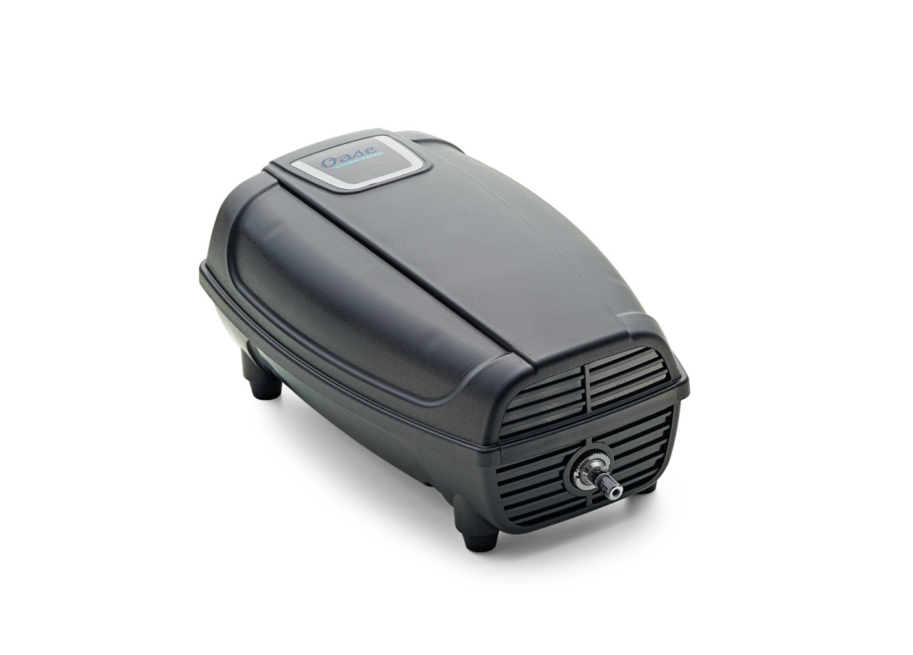 Oase AquaOxy 1000, Teichbelüfterpumpe für Gartenteiche, robustes Gehäuse, ideal für Fische & Pflanzen, 1 Luftauslass.