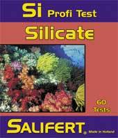 Salifert Si Profi Test Silicate: Für Aquarienbesitzer zur Silikatmessung. 60 Tests, bunte Korallen auf der Verpackung.