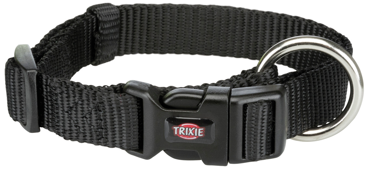 TRIXIE Premium Halsband 35-55 cm/20 mm schwarz