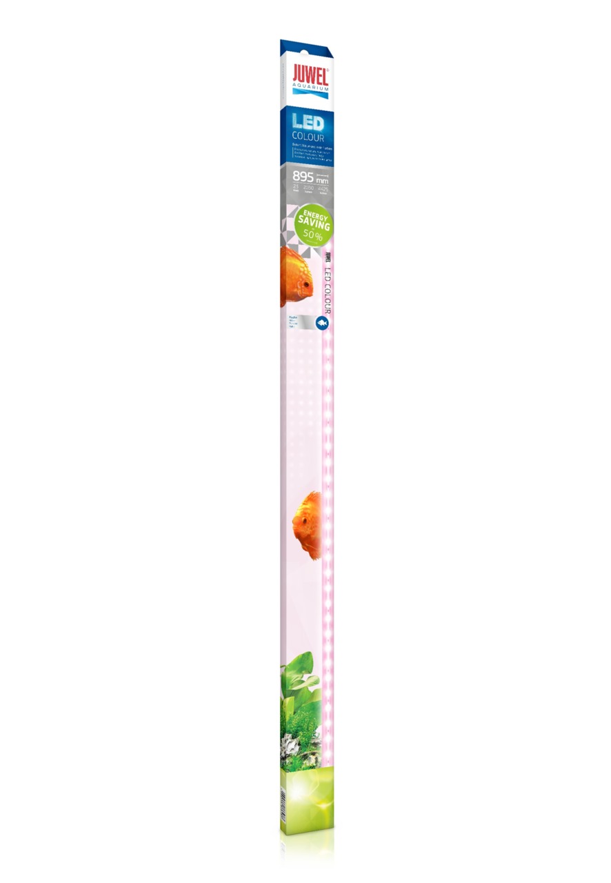 JUWEL LED Colour Leuchtstoffröhre, 895 mm, für Aquarien, optimiert Farbdarstellung v. Fischen-Pflanzen, 50 % Energieeinsparung.