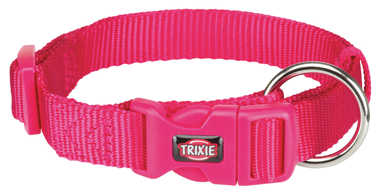 Trixie Premium Halsband Hunde L - XL fuchsia