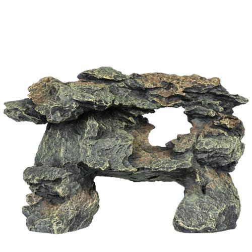 AQUA DELLA Felsen-Deko für Süß-/Meerwasseraquarien, realistische Felsoptik, naturnah, Versteckmöglichkeit für Fische.