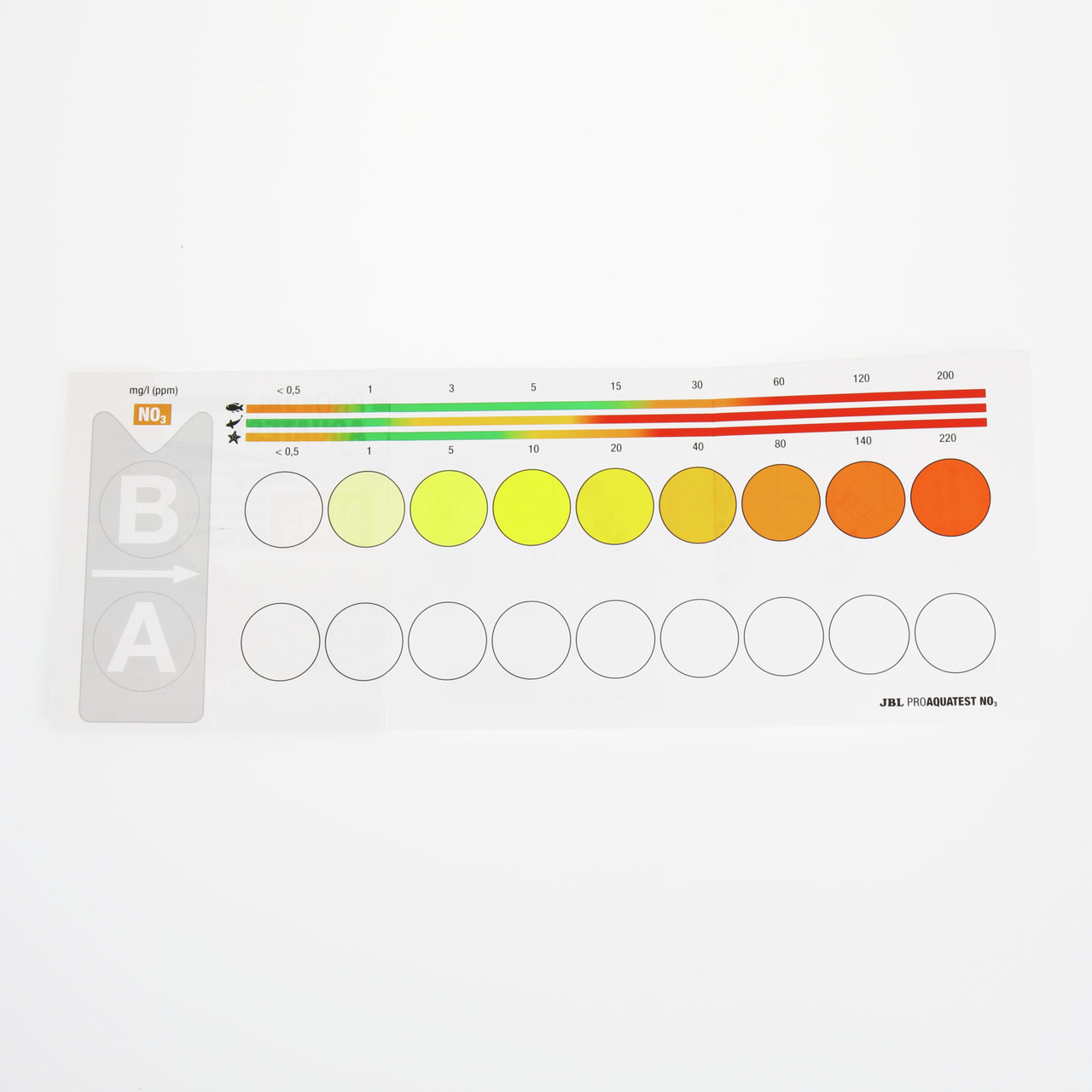 JBL ProAquaTest NO3, Wassertest für Aquarien/Teiche, Nitratgehalt 
