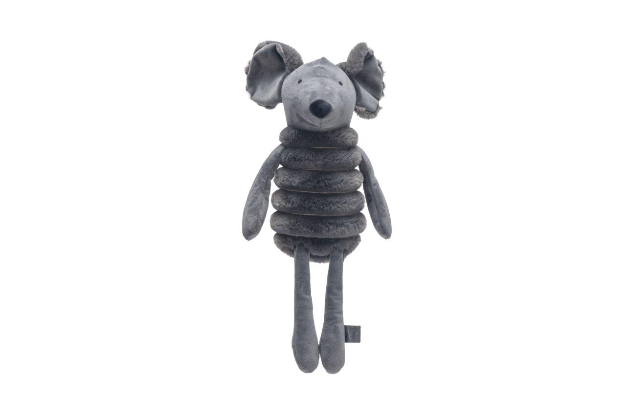 Plüschspielzeug für Hunde, Designed by Lotte, Mäuseform, grau, Zielgruppe: Hunde, ideal zum Spielen, ohne sichtbare Menge.