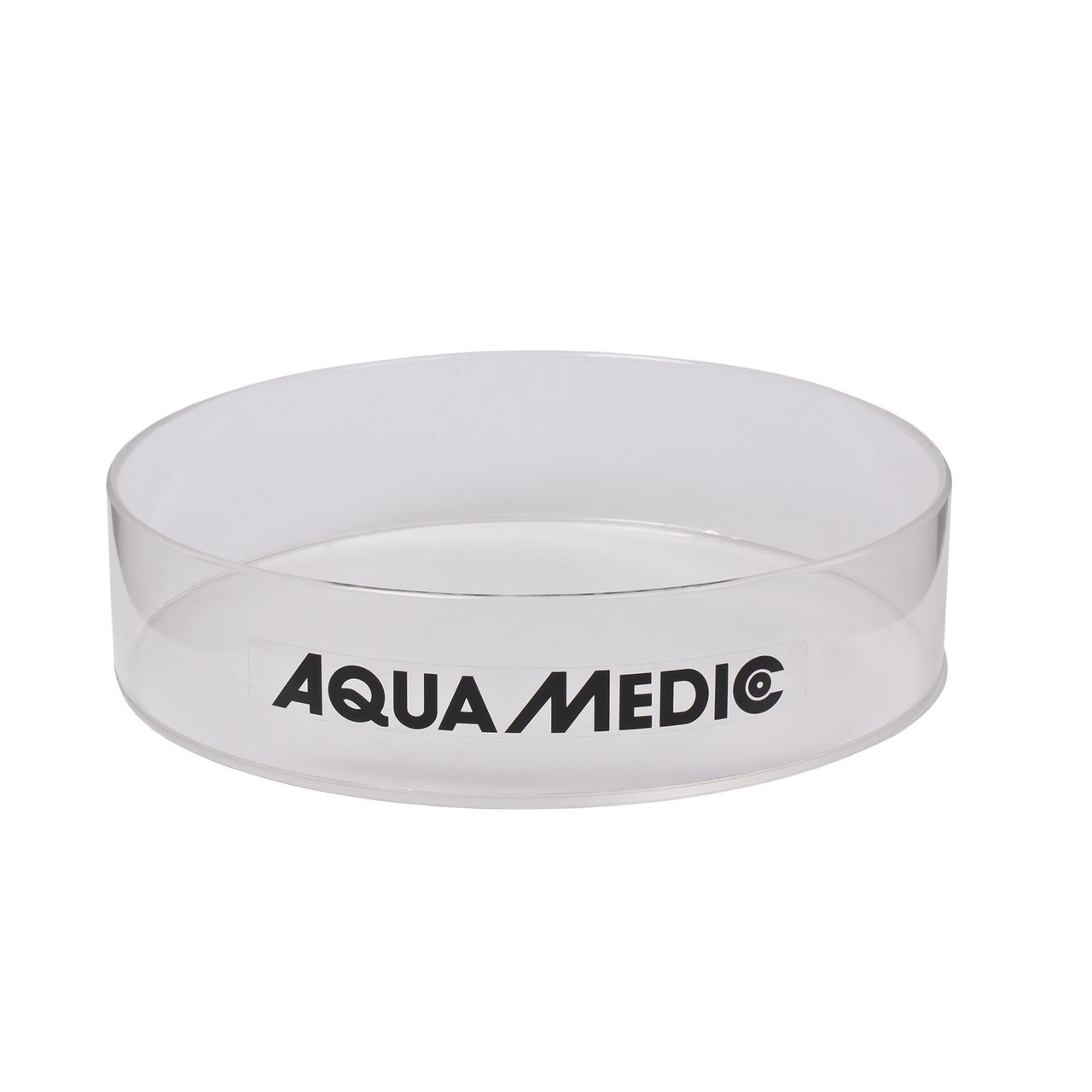 Aqua Medic Futterstation für Aquarien, Fische & Wirbellose, klare Kunststoffschale, minimiert Futterreste, ideal für Aquaristik.
