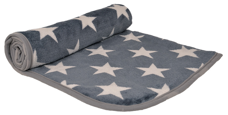 Petlando Stars Grau Small 100 x 70 Centimeter Hundeschlafplatz