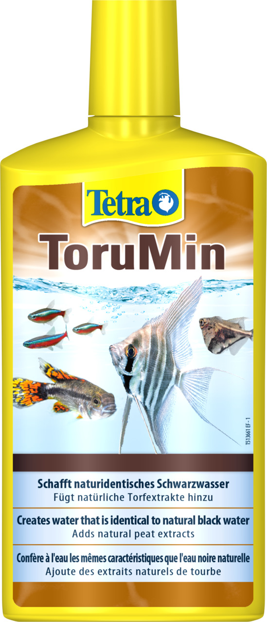 Tetra ToruMin, Wasseraufbereiter f. Aquarien, Zielgr.: Aquarienbesitzer, trop. Fische, mit Torfextrakten, 250 ml.