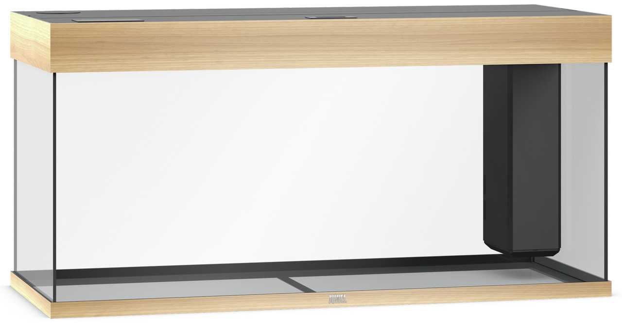 JUWEL Aquarium Rio 240, Eiche, 240 L, für Süß--Meerwasserfische, mit Innenfilter & Holzverkleidung, ideal für Aquaristik-Fans.