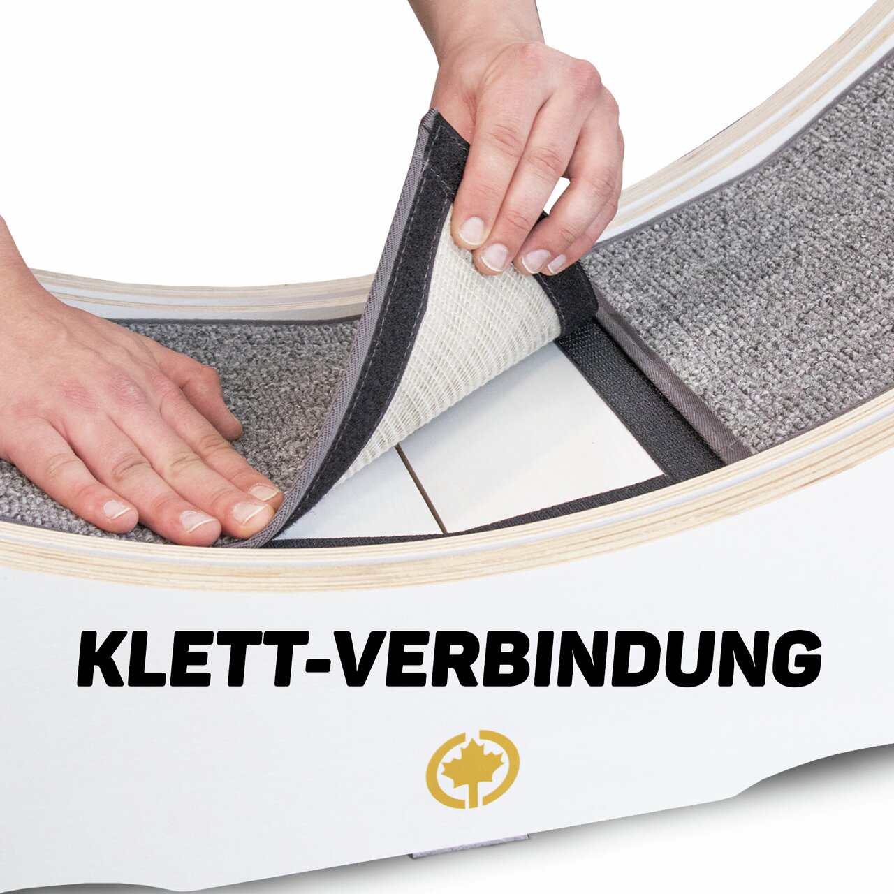 CanadianCat Katzenlaufrad, ideal für Katzenbesitzer, Klett-Technologie für sicheren Halt & leichte Reinigung, hygienisch & funktional.