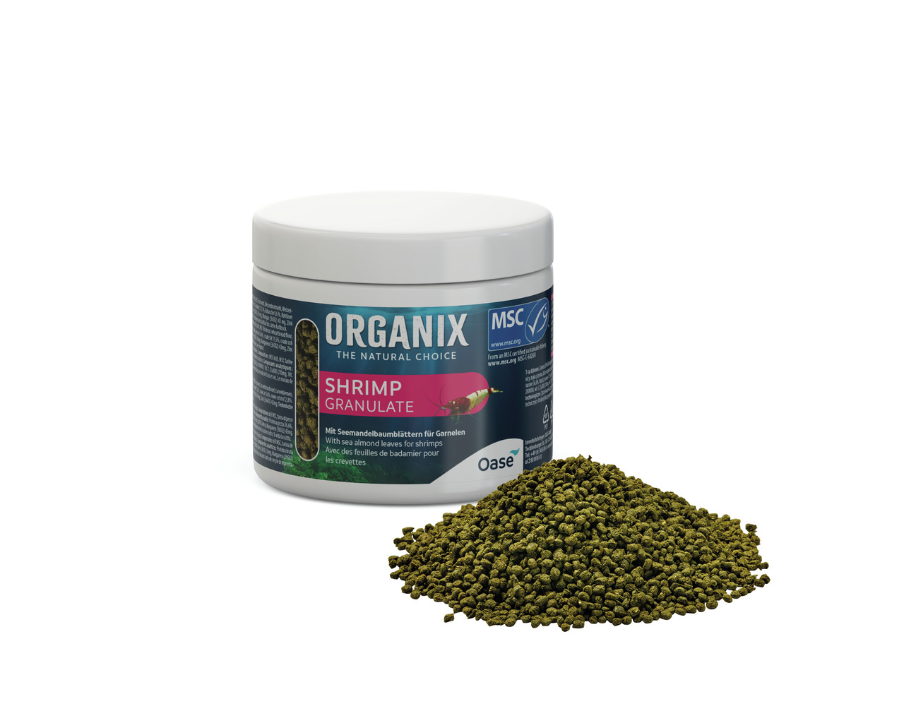 Oase ORGANIX Shrimp Granulate 175 Mililiter Fischfutter