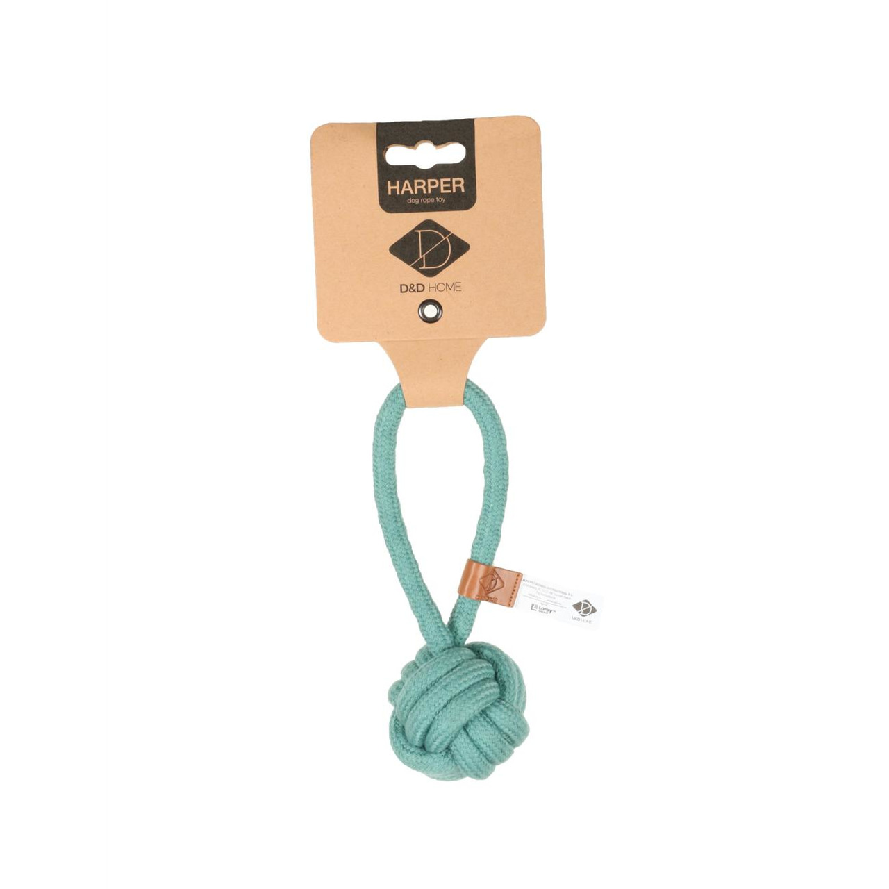 D&D Cotton DogToy Harper XS 18,5 cm blau