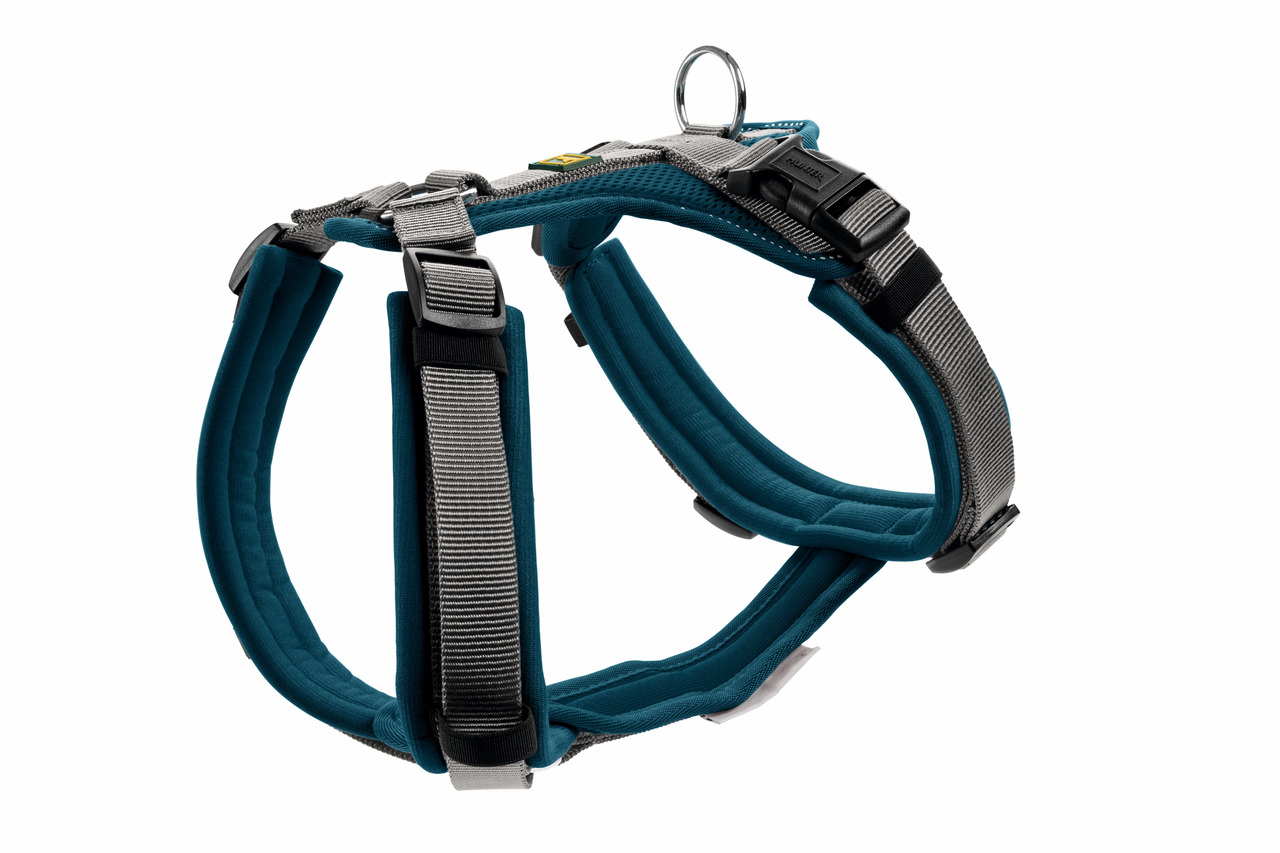 HUNTER Geschirr Maldon Up 37-53 / XS-S petrol/grau