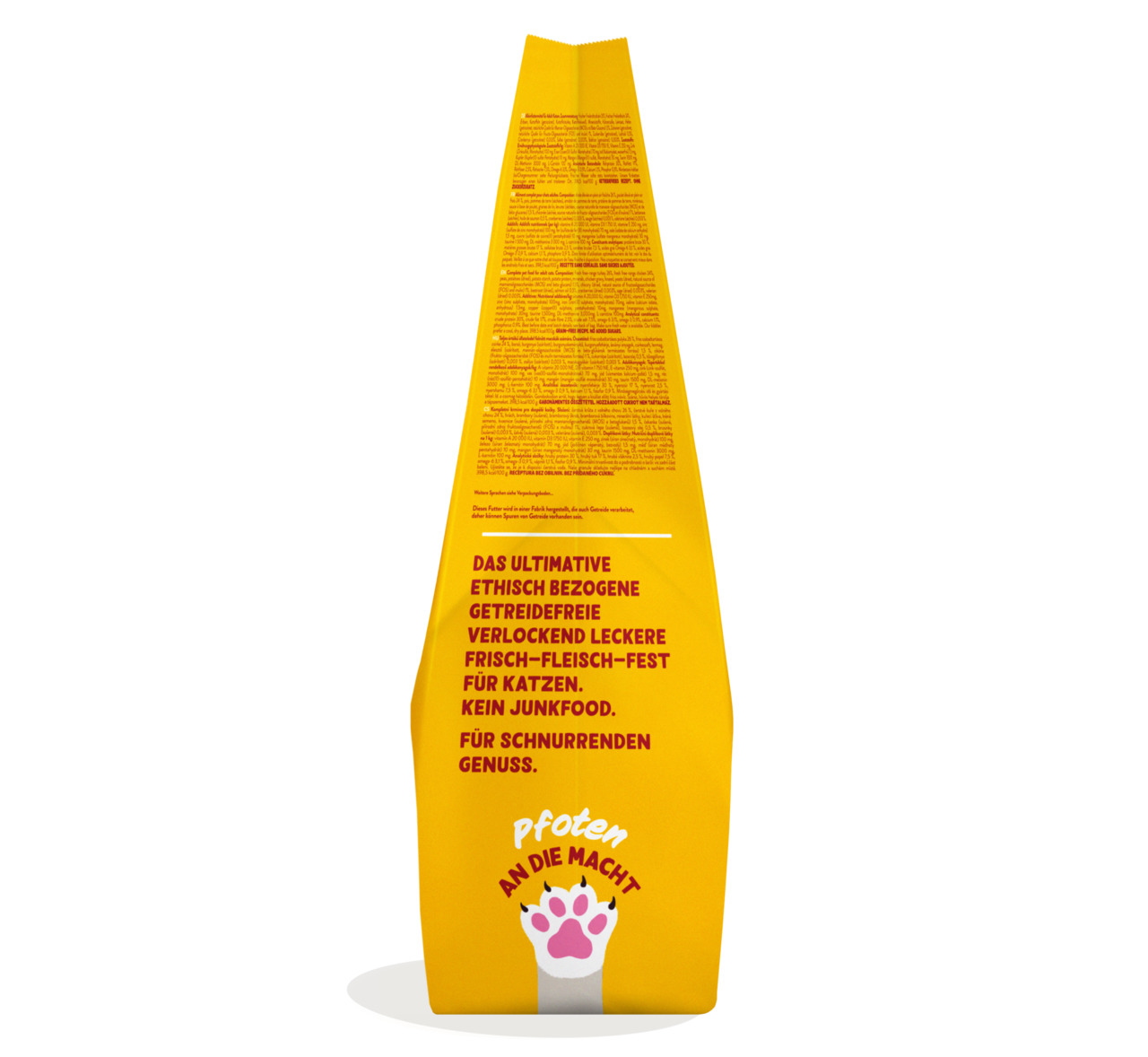 Edgard & Cooper Katzenfutter: Ethisch, getreidefrei, Frisch-Fleisch-Fest. Kein Junkfood. Für schnurrenden Genuss. Zielgruppe: Katzen.